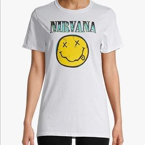 Nirvana W/Yellow Smiley Face Tee